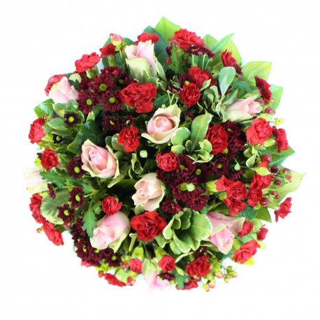 SYM-346 Red & Pink Classic Posy