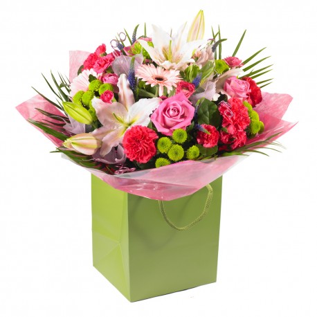 Through The Rainbow Hand Tied Bouquet