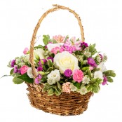 Happy Thoughts Basket Arrangement